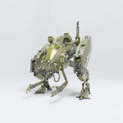 Bug Robot Cartoon